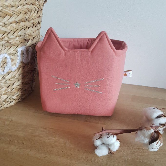 Panier de rangement chat  différents coloris