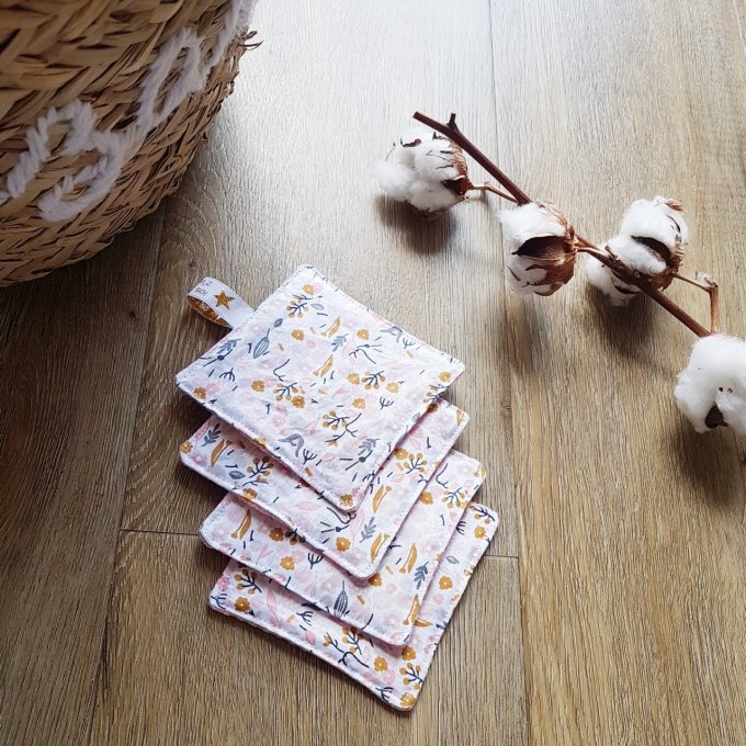 Lingettes lavables Louison pour poupée 2 coloris