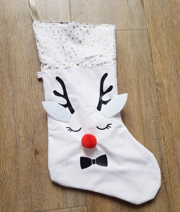 Botte de Noël Rudolf personnalisable 