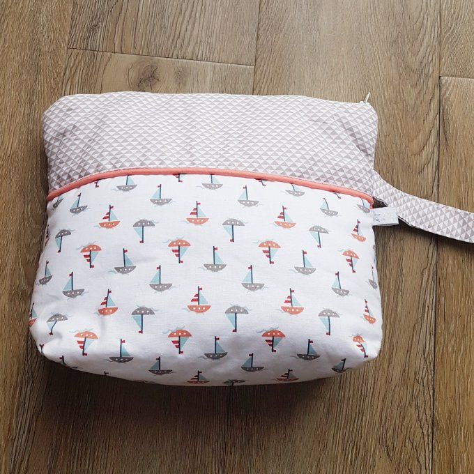 Trousse de toilette marin personnalisable
