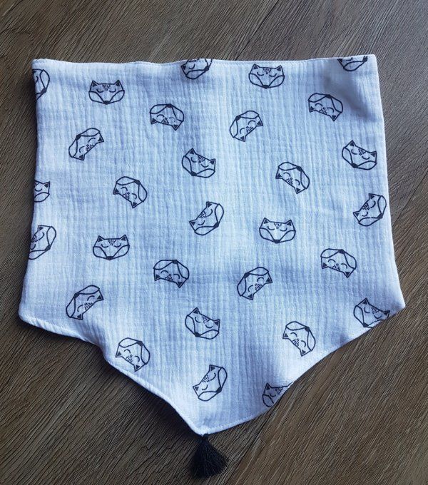 Snood chèche enfant gaze de coton différents motifs