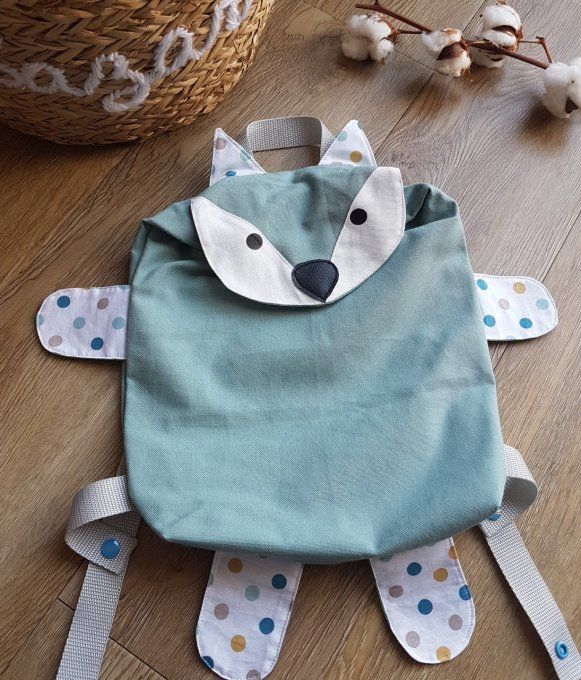  Sac à dos renard amande personnalisable