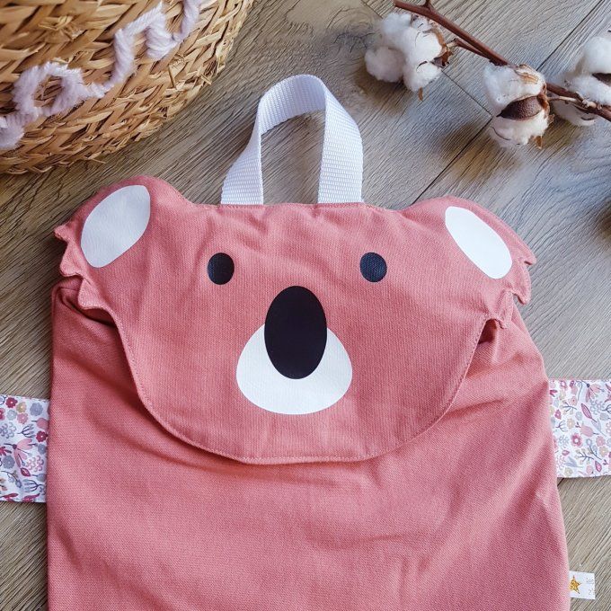 Sac à dos koala terra cotta personnalisable