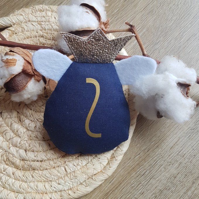 Souris dents de lait  marine et or personnalisable