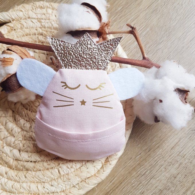 Souris dents de lait rose et or personnalisable 