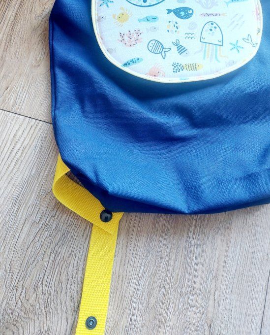 Sac à dos maternelle marine imprimé sea
