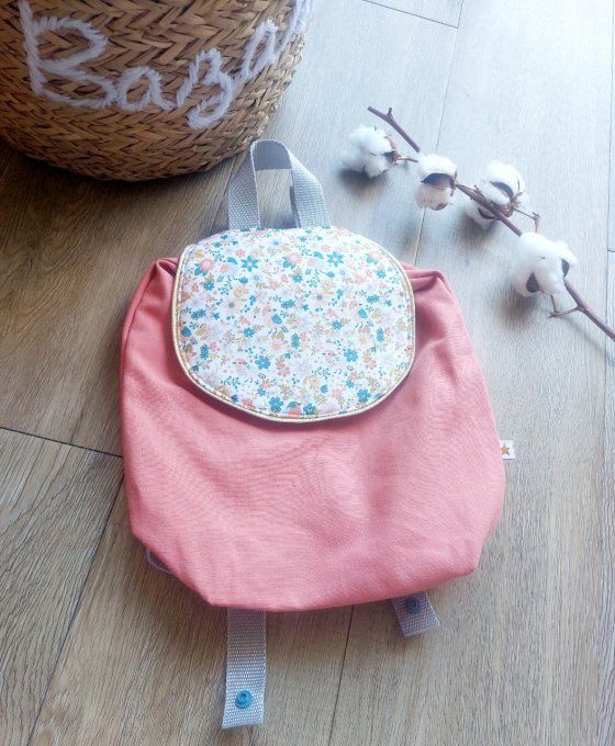 Sac à dos maternelle terra cotta  imprimé oiseau