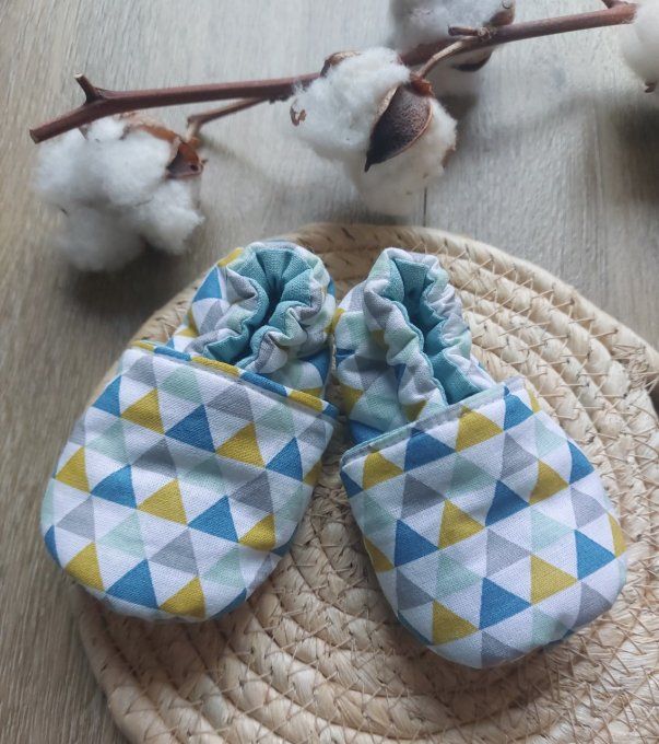 chaussons bébé garçon 0-6 mois modèle 1 
