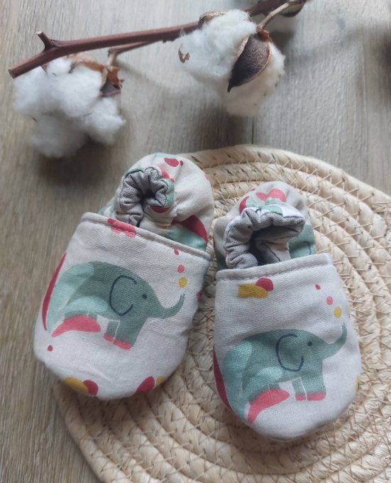 chaussons bébé garçon 0-6 mois modèle 2 