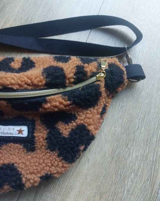 Maxi sac Banane moumoute léopard 
