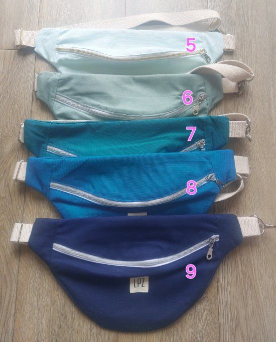 Sac Banane casual en coton 13 coloris