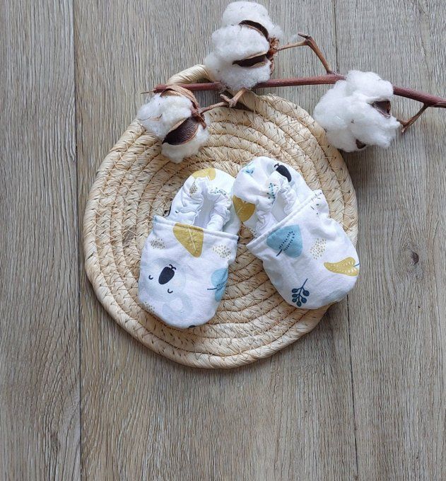 Chaussons bébé koala 2 tailles