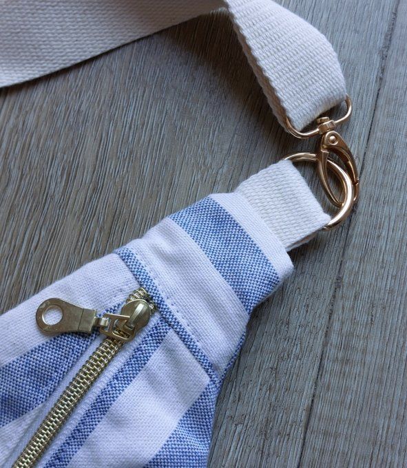 Maxi sac banane marinière 