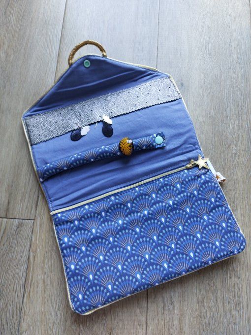 Pochette à Bijoux paon